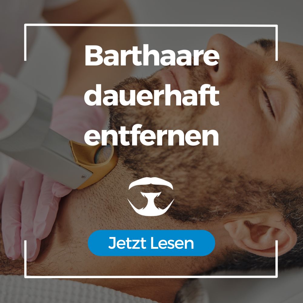 Barthaare dauerhaft entfernen