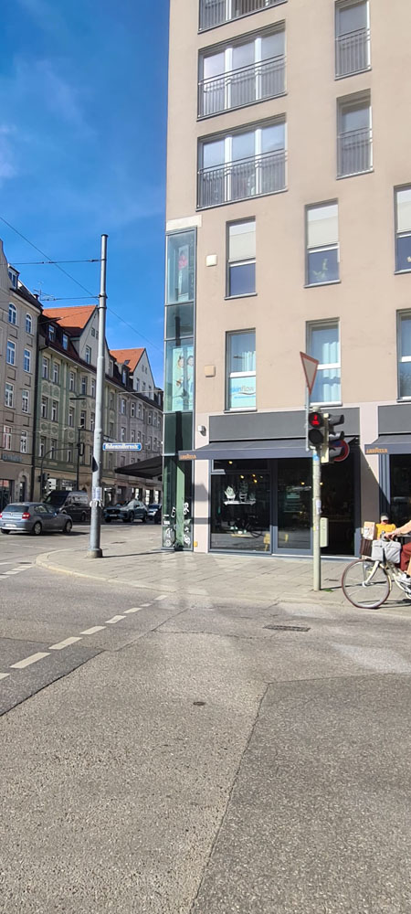 Permanent hair removal Munich Schwabing exterior view