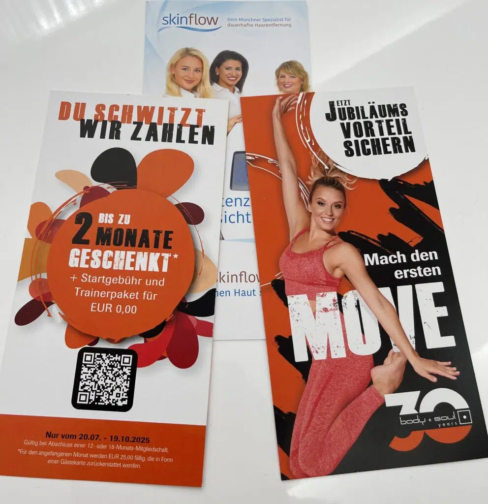 Flyer zur koorparation von body und soul und skinflow