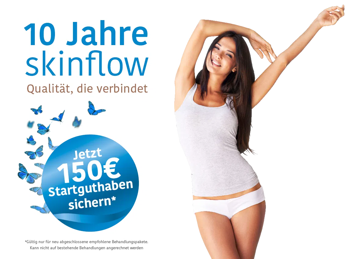 150€ Jubiläumsrabatt für 10 Jahre Skinflow