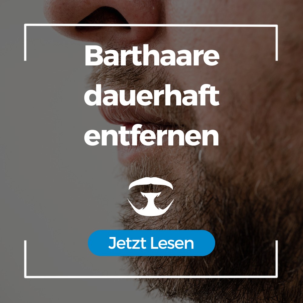 Barthaare dauerhaft entfernen